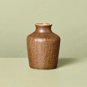 Ceramic Bud Vase Brown Speckled - Hearth & Hand Magnolia, Target Fall 2025
